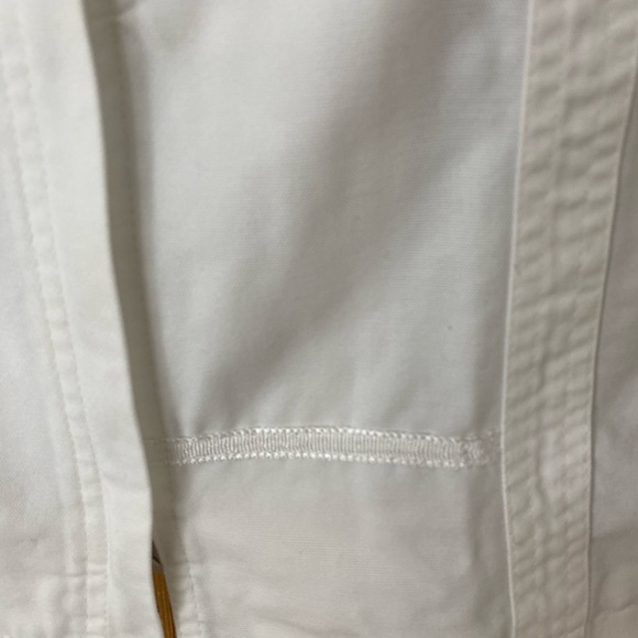 Brunello Cucinelli White Women's Jacket with Gray Hood S - Picture 3 of 11